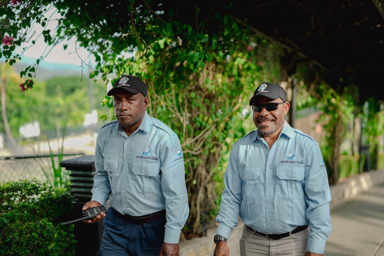 AGSS uniformed security team on patrol